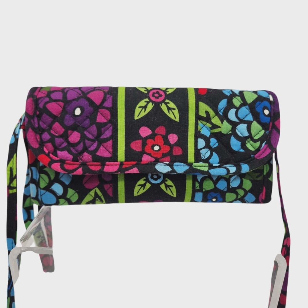Stephanie Dawn Jubilee 3-Way Convertible Wallet Organizer Travel Clutch Floral